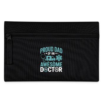 Fier papa d’un médecin génial - Trousse - noir - Devant