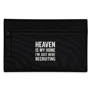 Heaven is my home - here to recruit - Pencil Case - black - Front