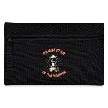 Peasant star in the making Chess player lover - Pencil Case - black - Front