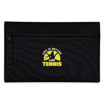 La vie est meilleure avec les joueurs de tennis - Trousse - noir - Devant
