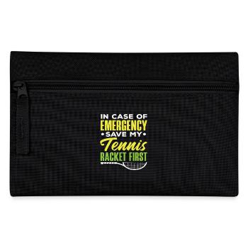 In an emergency, save tennis rackets first Tennis - Pencil Case - black - Front