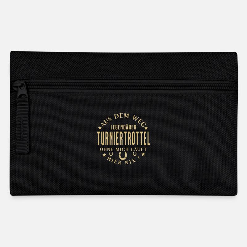 Legendärer Turniertrottel - Federtasche - Schwarz