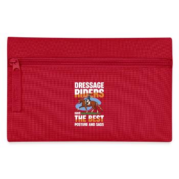 Les cavaliers de dressage ont la meilleure posture et - Trousse - rouge - Devant