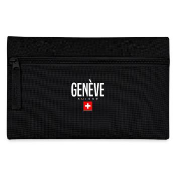 Genf Schweiz - Federtasche - Schwarz - Vorne