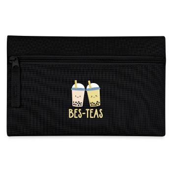 Bubble Tea, Boba, Boba-Tee ein Genuss - Federtasche - Schwarz - Vorne