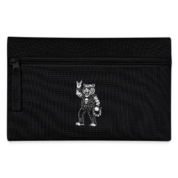 Tiger Liebt Rock Musik Metal Musik Heavy Metal - Federtasche - Schwarz - Vorne