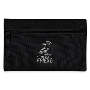 Rabe - Hello Darkness my old friend - Pencil Case - black - Front