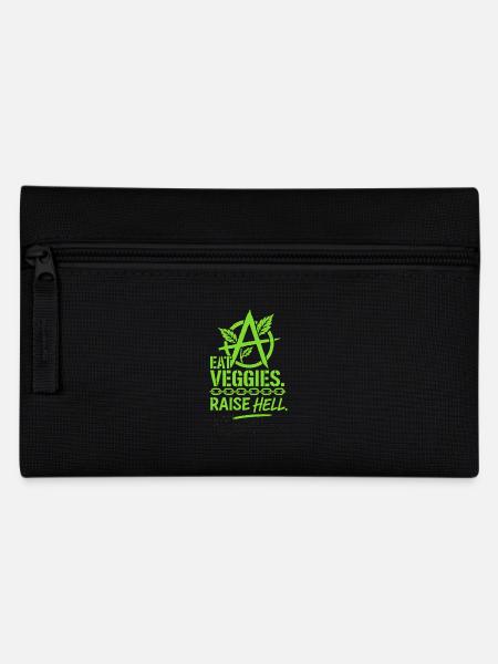 Vegan Punk Rebell Vegan Vegan Anarchist Vegan - Federtasche - Schwarz