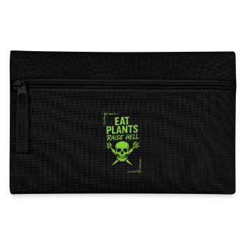 Vegan Punk Rebell Vegan Vegan Anarchist Vegan - Federtasche - Schwarz - Vorne