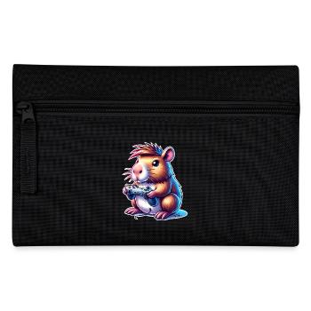 Capybara Gaming - Pencil Case - black - Front