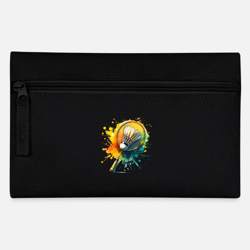 Badminton - Federtasche - Schwarz