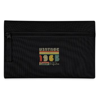 1965 Vintage Né 1965 Vintage Cadeau Anniversaire - Trousse - noir - Devant
