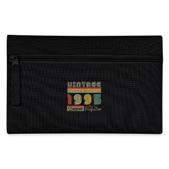 1995 Vintage Born In 1995 Birthday Gift - Pencil Case - black - Front
