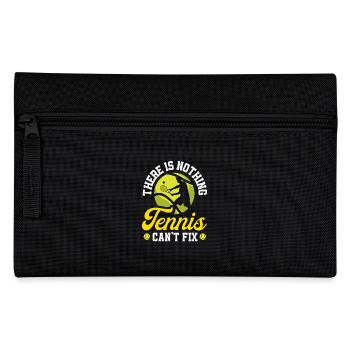 Tennis players: Nothing can fix tennis - Pencil Case - black - Front