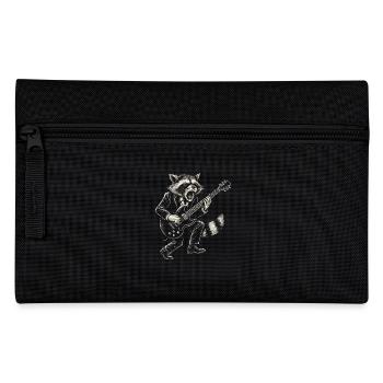 Rock Musique raton laveur Drôle Humour Idée cadeau - Trousse - noir - Devant
