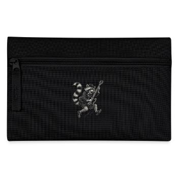 Rock Musique raton laveur Drôle Humour Idée cadeau - Trousse - noir - Devant