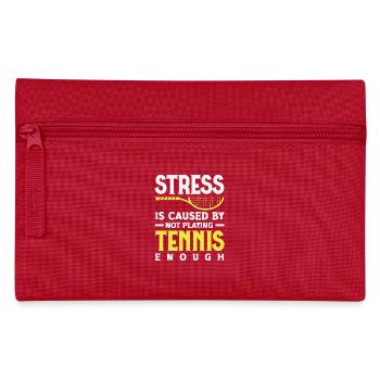 Le stress est causé par un manque de tennis pour - Trousse - rouge - Devant