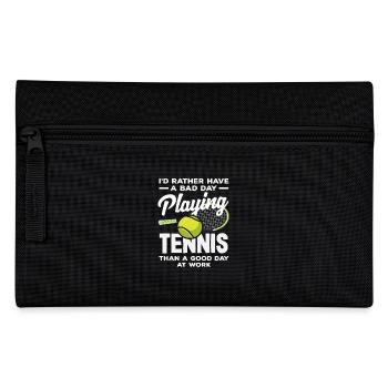 Dear Bad Day Playing Tennis Tennis - Pencil Case - black - Front