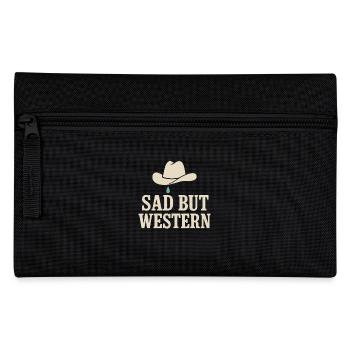Cowboy triste Cowboy western Emo Fan de musique country - Trousse - noir - Devant