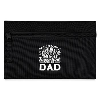 The Most Important People Call Me Surveyor Dad - Pencil Case - black - Front