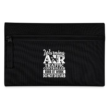 Air Traffic Controller Warning Sign - Pencil Case - black - Front