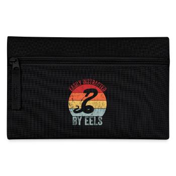 Distracted by eels - Pencil Case - black - Front