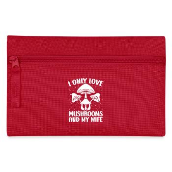 Morilles Champignons d’amour et champignon My Wife - Trousse - rouge - Devant
