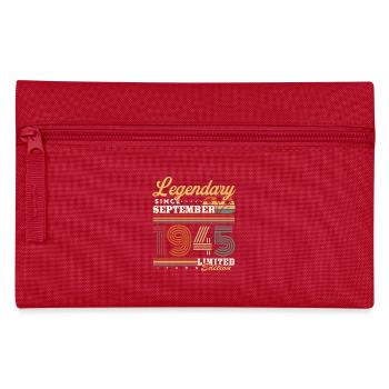 Legendär seit September 1945 Jahrgang Geburtstag - Federtasche - Rot - Vorne
