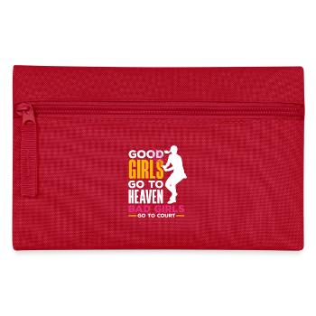 Joueurs de tennis : bonnes filles, ciel, mauvaises, - Trousse - rouge - Devant
