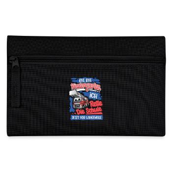 Einschulung Schulkind Feuerwehr - Federtasche - Schwarz - Vorne