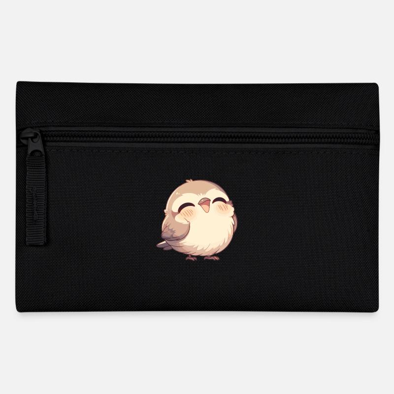 Spatzen Spatz - Federtasche - Schwarz