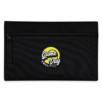 Tennis Player Game Day Y'all - Pencil Case - black - Front