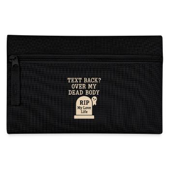 Rupture fantomatique-humour-rencontre-erreur-célibataire - Trousse - noir - Devant