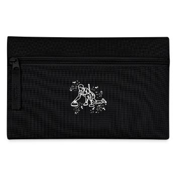 Curler Winter Sports Curling - Federtasche - Schwarz - Vorne