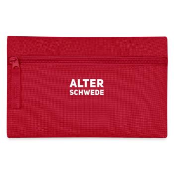 Alter Schwede - Lustiger Spruch - Funny - Federtasche - Rot - Vorne