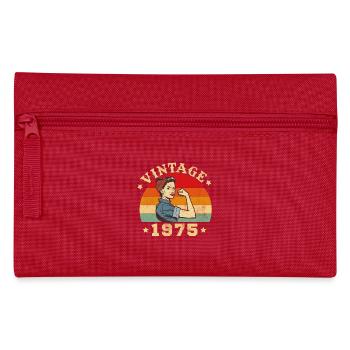 1975 Vintage Retro Birthday Gift - Pencil Case - red - Front