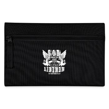 Lineman God Created Lineman - Pencil Case - black - Front