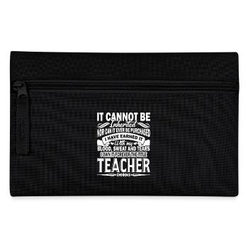 Teacher Forever The Title Teacher - Pencil Case - black - Front
