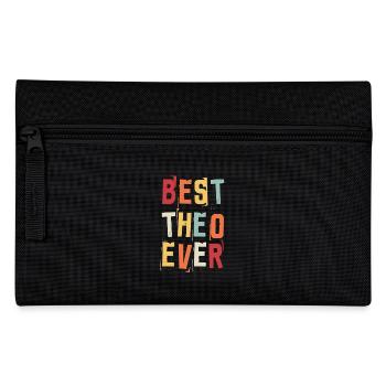 Beste Theo Ever Retro Vorname Text Spruch - Federtasche - Schwarz - Vorne