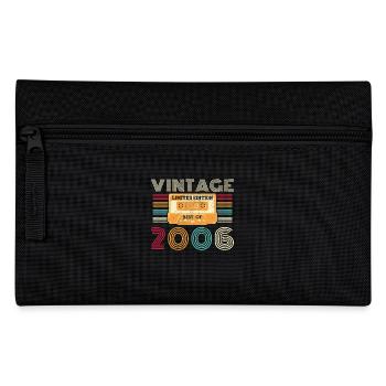 20 Jahr 2006 Vintage Retro Geburtstag - Federtasche - Schwarz - Vorne