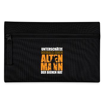 Biene Imker Geschenk Honig Honig Dealer Hobby - Federtasche - Schwarz - Vorne