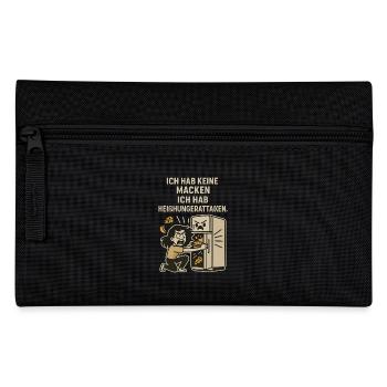 Cravings Fridge Saying Shirt - Pencil Case - black - Front