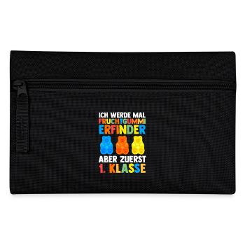 Architektin Erste Klasse Einschulung Schulkind - Federtasche - Schwarz - Vorne