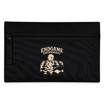 Endgame Enthusiast Chess Player Board Game - Pencil Case - black - Front