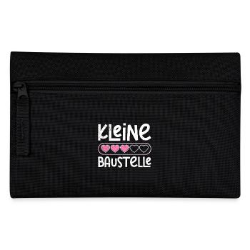 Bald Mama KLEINE BAUSTELLE Baby Kommt Lustiges - Federtasche - Schwarz - Vorne