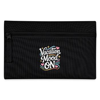 Vacation Mood On Sommer Festival Reise Club Urlaub - Federtasche - Schwarz - Vorne