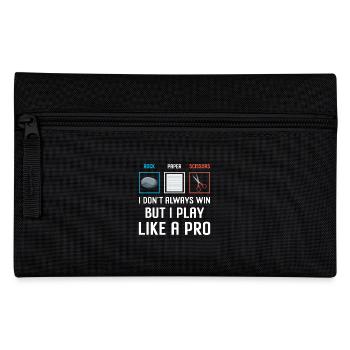 Scissors Stone Paper Professional Winner - Pencil Case - black - Front
