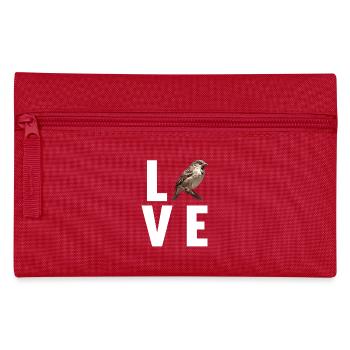 Spatzen Spatz - Federtasche - Rot - Vorne