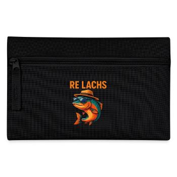 Re : Saumon – Drôle de poisson avec des lunettes de soleil - Trousse - noir - Devant