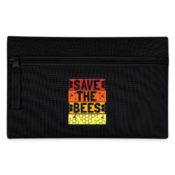 Imker Bienenzüchter Spruch Bienenliebhaber Imkerei - Federtasche - Schwarz - Vorne